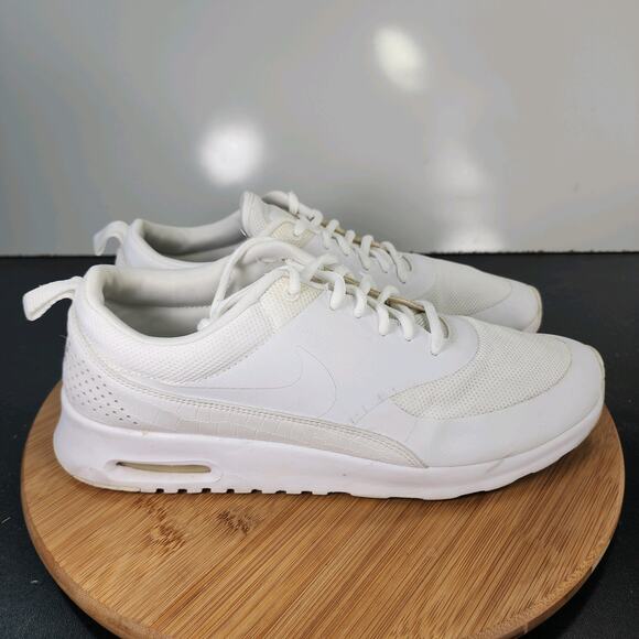 Nike Shoes - Womens Nike Air Max Thea Low Sz 12 010649 White Mesh Running Training Sneakers